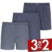 Jockey Kalsonger 3P Woven Soft Poplin Boxer Shorts Marin bomull Medium...