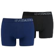 Levis Kalsonger 2P Base Boomer Piquee Boxer Blå bomull XX-Large Herr