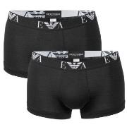 Emporio Armani Kalsonger 2P Stretch Cotton Trunk Svart bomull Medium H...