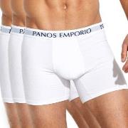 Panos Emporio Kalsonger 3P Base Bamboo Cotton Boxer Vit X-Large Herr