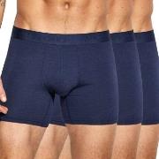 Panos Emporio Kalsonger 3P Base Bamboo Cotton Boxer Marin Large Herr