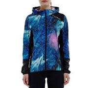 Salming Fusion Jacket Women Blå Mönstrad polyester Small Dam