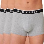 Schiesser Kalsonger 3P 95-5 Organic Cotton Rio Boxer Grå Medium Herr