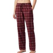 Schiesser Mix And Relax Lounge Pants Flannel Röd 42 Dam