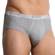Sloggi Kalsonger 2P For Men Basic Midis Grå bomull XX-Large Herr
