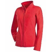 Stedman Active Fleece Jacket For Women Röd polyester X-Large Dam