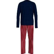 Tommy Hilfiger Original Organic Cotton Pyjama Blå/Röd ekologisk bomull...
