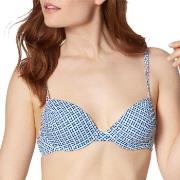 Triumph Mix and Match Padded Bikini Bra Blå/Vit E 40 Dam