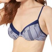 Triumph Summer Waves Underwire Bikini Bra Blå Mönstrad D 44 Dam