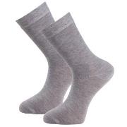 Trofe Bamboo Socks Strumpor 2P Grå Strl 35/38 Dam