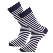 Trofe Bamboo Stripe Socks Strumpor 2P Marin Strl 35/38 Dam