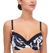 Femilet Honduras Underwired Bikini Bra Blå/Vit E 80 Dam