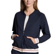 Calida Favourites Lounge Zip-up Jacket Marin bomull Small Dam