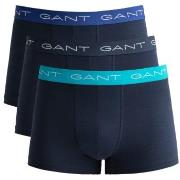 Gant Kalsonger 3P Cotton Jersey Trunks Marin/Blå bomull Large Herr