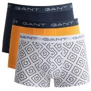 Gant Kalsonger 3P Icon G Trunk Blå/Gul bomull XX-Large Herr