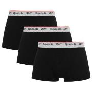 Reebok Kalsonger 3P Ovett Trunk Svart bomull Medium Herr