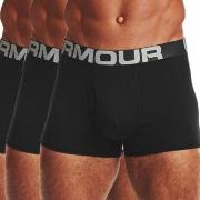 Under Armour 3P Charged Cotton 3in Boxer Svart bomull 3XL Herr