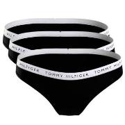 Tommy Hilfiger Trosor 3P Recycled Essentials Bikini Svart Small Dam