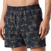 Schiesser Kalsonger 2P Fun Prints Boxer Shorts Svart/brun bomull Mediu...