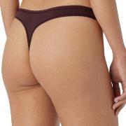 Schiesser Trosor 3P 95-5 Organic Cotton Thong Röd/svart ekologisk bomu...