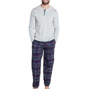 Jockey Pants Flannel Marin Rutig bomull Small Herr