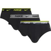 Nike Kalsonger 3P Everyday Essentials Cotton Stretch Hip Brief Svart/G...
