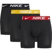 Nike Kalsonger 3P Everyday Essentials Micro Boxer Brief Svart/Röd poly...