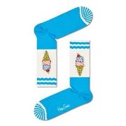 Happy socks Strumpor Ice Cream Sock Ljusblå/Vit bomull Strl 36/40