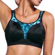 Freya BH Dynamic Soft Sports Bra Svart/Blå H 85 Dam