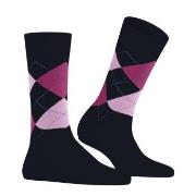 Burlington Strumpor Queen Socks Blå/Rosa Strl 36/41 Dam