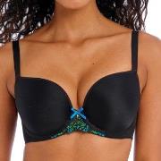 Freya BH Show Off Underwired Moulded Plunge Bra Svart G 75 Dam