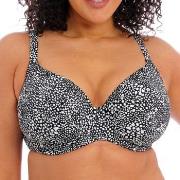 Elomi Pebble Cove Underwire Plunge Bikini Top Svart F 90 Dam