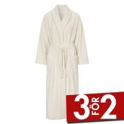 Damella Soft Velour Terry Robe Vit X-Large Dam