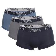 Armani Cotton Knit Boxer Trunk Kalsonger 3P Blandad Färg bomull XX-Lar...