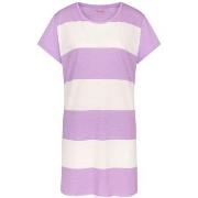 Triumph Nightdress NDK 02 X Vit/Lila bomull 44 Dam