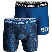 Björn Borg Kalsonger 2P Performance Boxer 1727 Svart/Blå polyester Med...