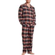 Jockey Cotton Flannel Pyjama Svart bomull Medium Herr