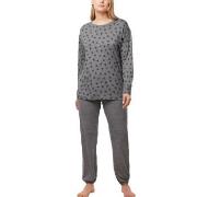 Triumph Endless Comfort PK Long Sleeve Pyjamas Mörkgrå 40 Dam