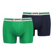 Levis Kalsonger 2P Men Sportswear Logo Boxer Brief Blå/Grön bomull X-L...