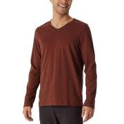 Schiesser Mix Plus Relax Long Sleeve Sweatshirt Vinröd bomull 52 Herr