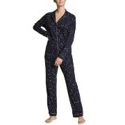 Calida Winter Dreams Pyjama Set Marin Randig bomull XX-Small Dam