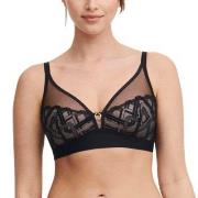 Chantelle BH Corsetry Embroidery Wirefree Support Bra Svart E 100 Dam