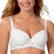 Trofe Julia Padded Bra BH Vit polyamid B 70 Dam