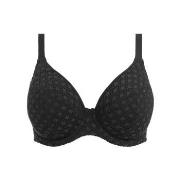 Elomi Bazaruto Underwire Plunge Bikini Top Svart polyamid F 85 Dam