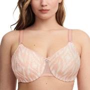 Chantelle BH C Magnifique Underwired Bra Vit/Rosa F 80 Dam