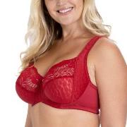 Miss Mary Jacquard And Lace Underwire Bra BH Röd C 75 Dam