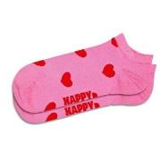 Happy socks Strumpor Hearts Low Sock Rosa/Röd bomull Strl 36/40