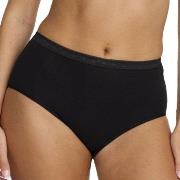 Damella Trosor Classic Cotton Midi Brief Svart bomull XX-Large Dam