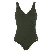Damella Julia Chlorine Resistant Swimsuit Mörkgrön polyamid 42 Dam
