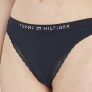 Tommy Hilfiger Trosor Tonal Logo Lace Briefs Marin Medium Dam